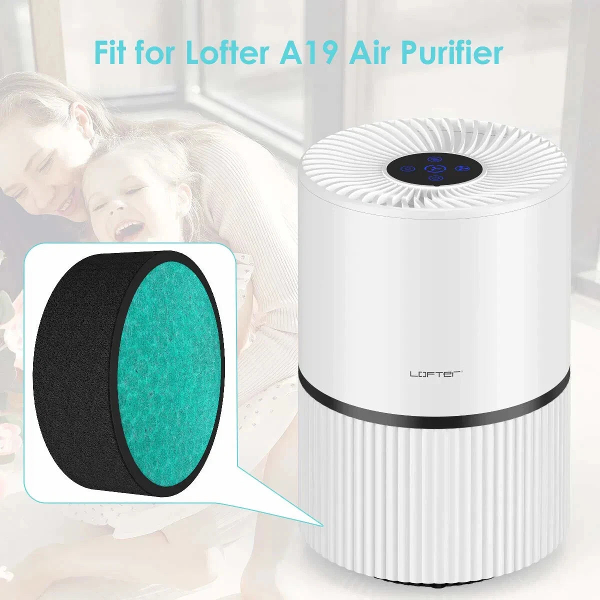 Gaisa attīrītājs A19 HEPA filtrs